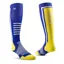 Ariat Tek Performance Slimline Socks - Surf the Web/Primrose Yellow