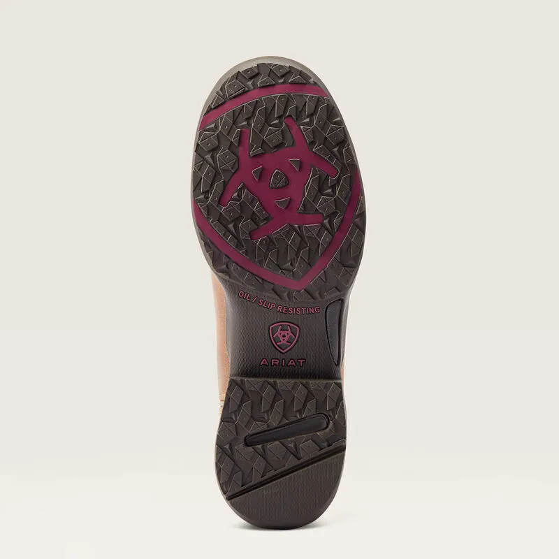 Ariat Ladies Anthem Round Toe II - Distressed Natural/Rosebud-3