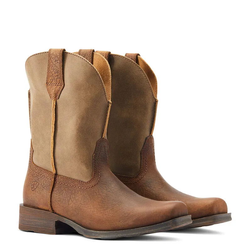 Ariat Rambler Western Boot - Brown Bomber-1