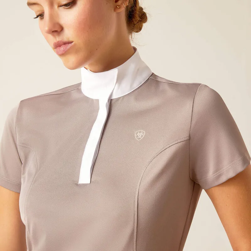 Ariat Ladies Aptos Show Shirt - Zinc-1