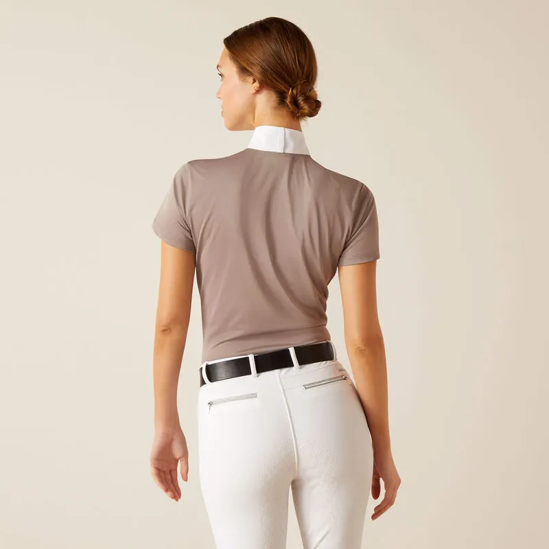 Ariat Ladies Aptos Show Shirt - Zinc-3