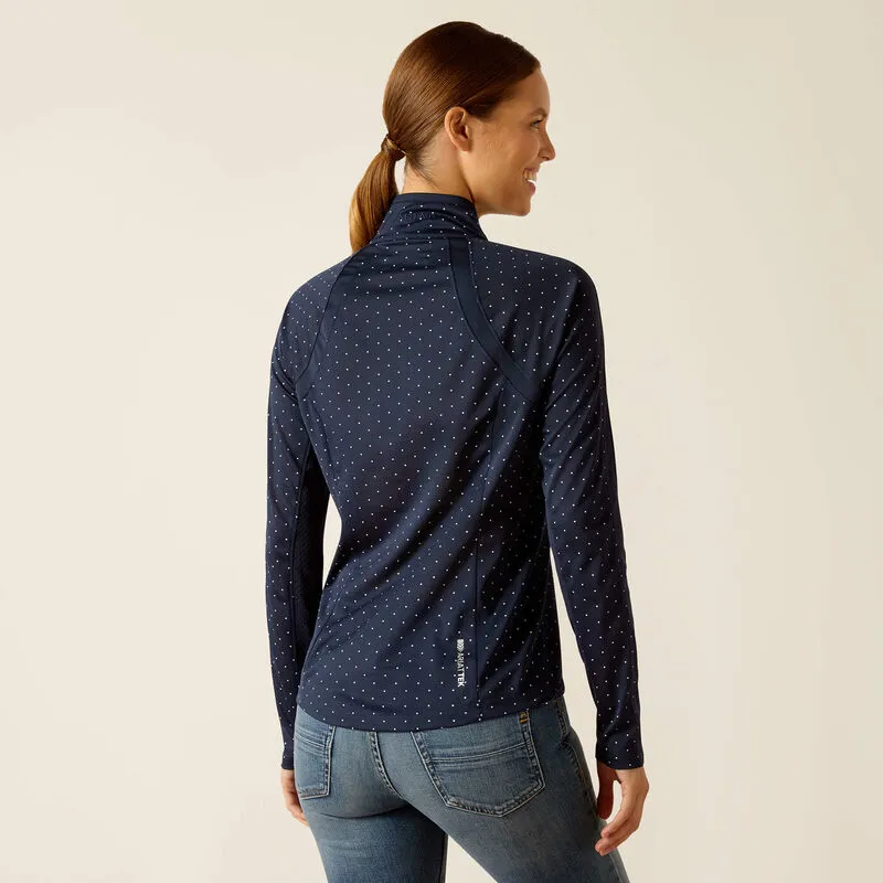 Ariat Sunstopper 3.0 Baselayer - Navy Dot-3