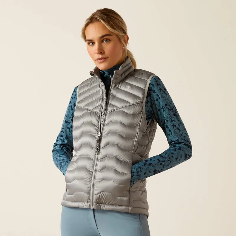 Ariat Ladies Ideal Down Vest - Iridescent Ultimate Grey