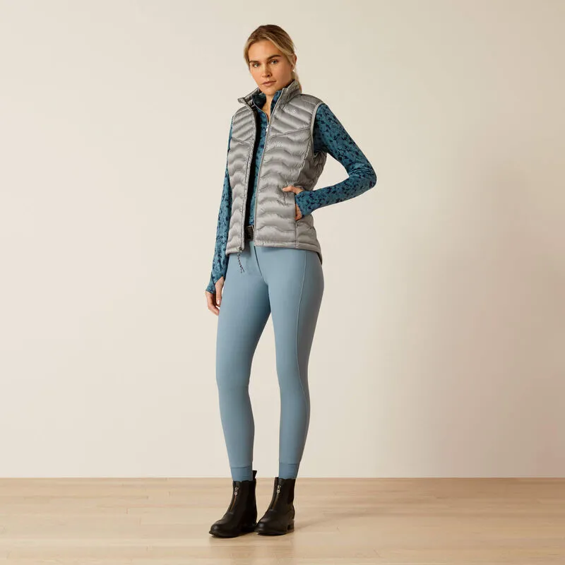 Ariat Ladies Ideal Down Vest - Iridescent Ultimate Grey-2