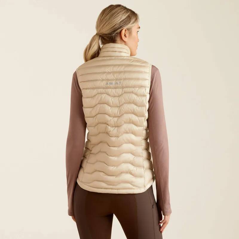 Ariat Ladies Ideal Down Vest - Iridescent Summer Sand-1