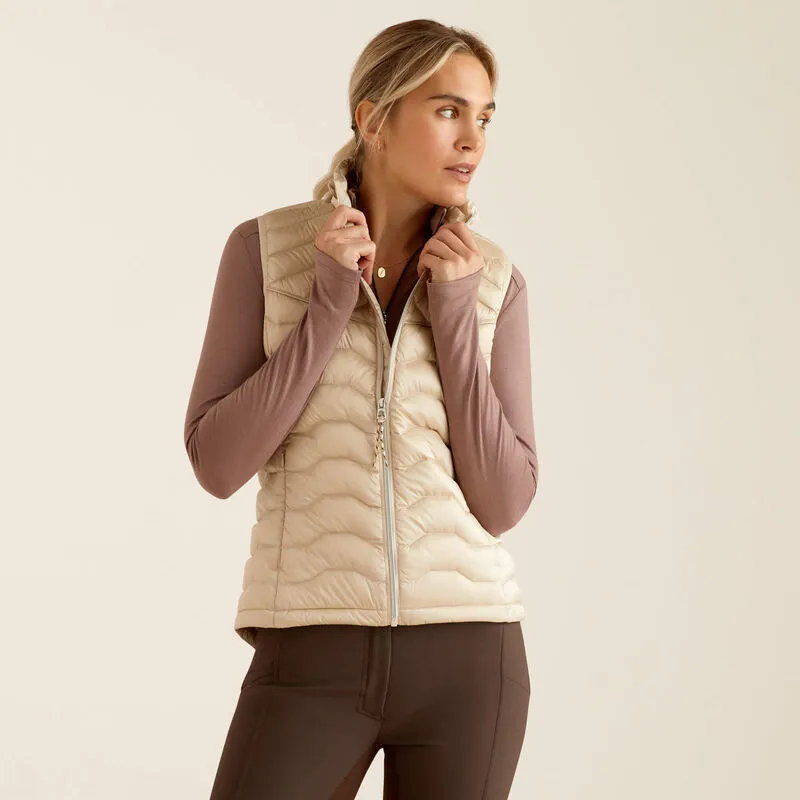 Ariat Ladies Ideal Down Vest - Iridescent Summer Sand