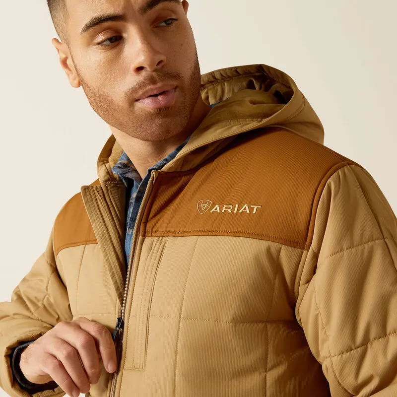 Ariat Crius Hooded Insulated Jacket - Kelp/Rubber-3