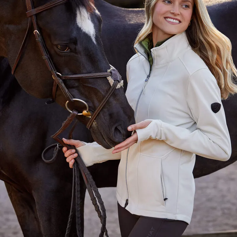 Ariat Ladies Zaphus Full Zip Sweatshirt - Summer Sand-4