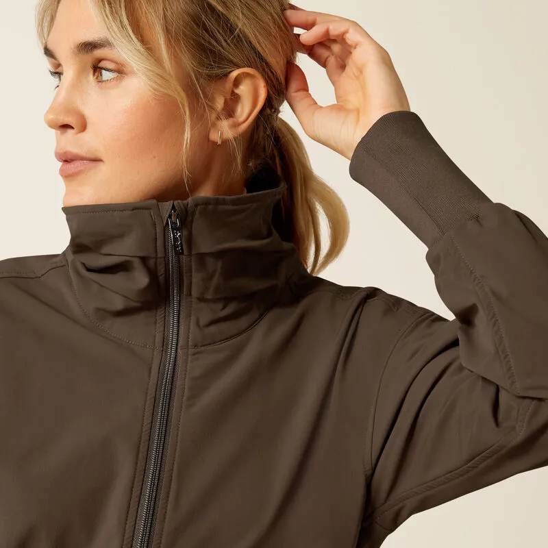 Ariat Ladies Estrade Softshell Jacket - Banyan Bark-2