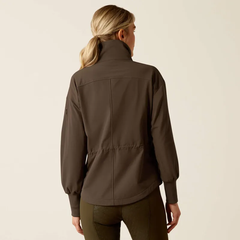 Ariat Ladies Estrade Softshell Jacket - Banyan Bark-1