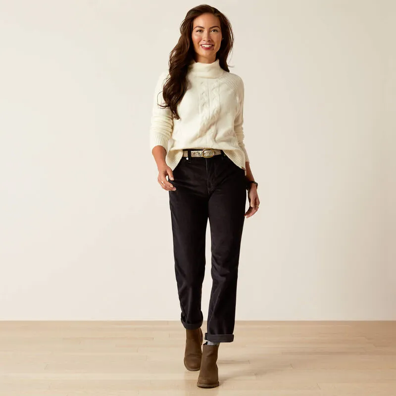 Ariat Ladies Novato Sweater - Vanilla Ice-1
