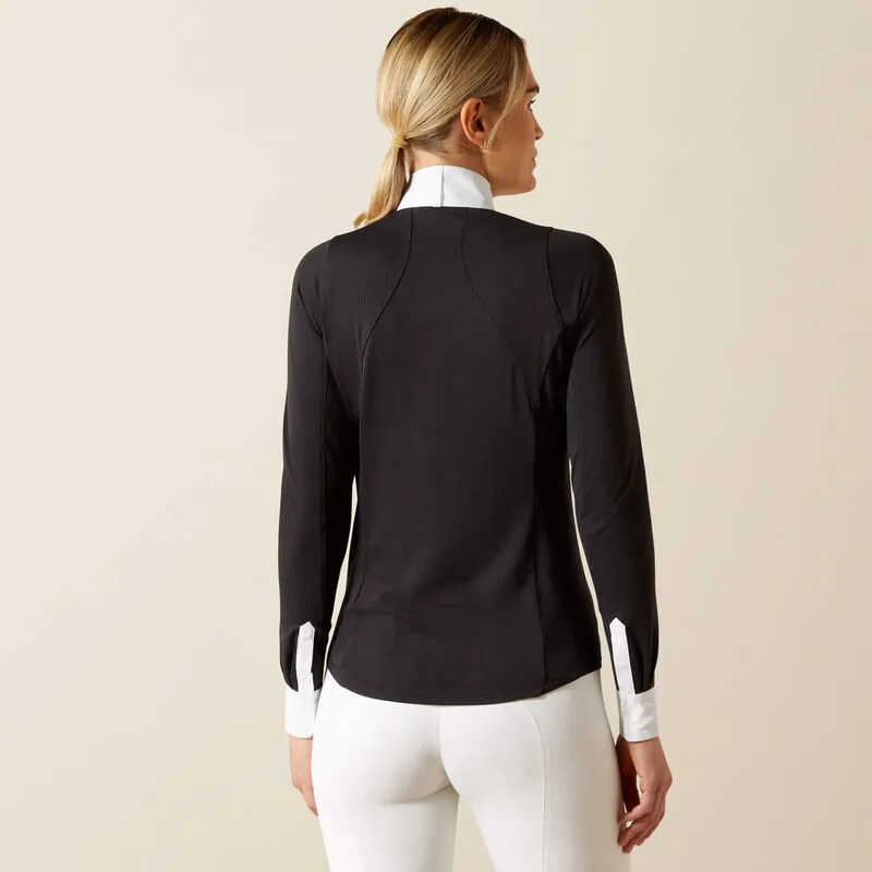 Ariat Ladies Luxe 2.0 Show Shirt - Black-2
