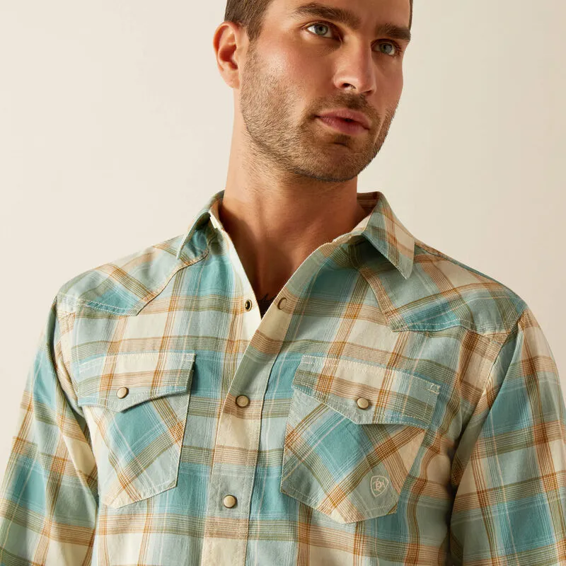 Ariat Hardin Retro Shirt - Turquoise-1