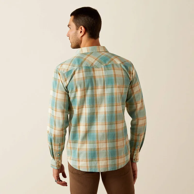 Ariat Hardin Retro Shirt - Turquoise-3