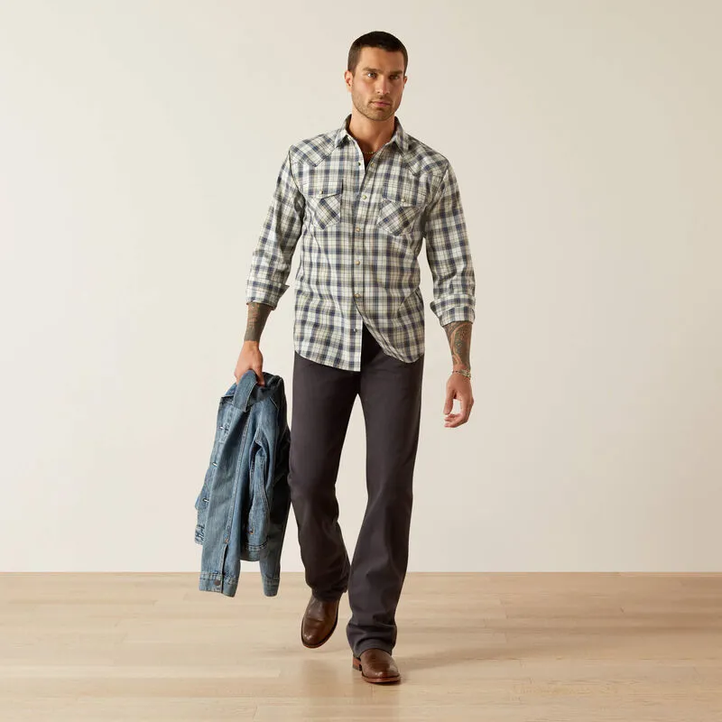 Ariat Hampton Retro Shirt - Navy-3