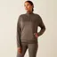 Ariat Ladies Breathe 1/2 Zip Sweatshirt - Plum Grey