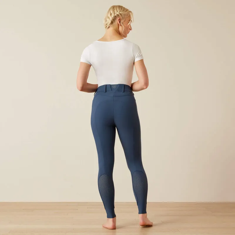 Ariat Ladies Tri Factor Grace Knee Patch Breech - Dark Denim-2