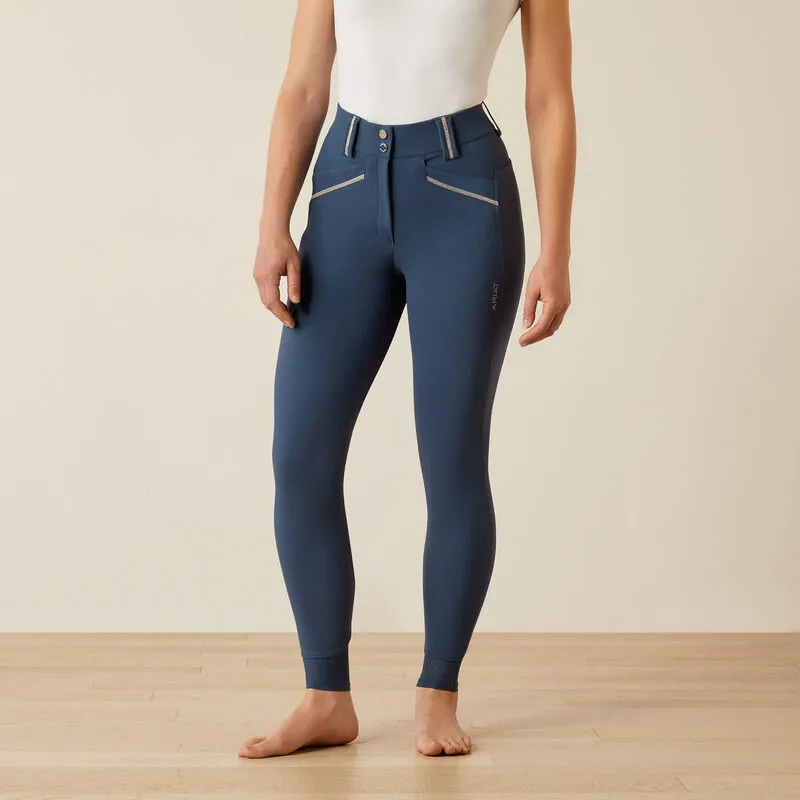 Ariat Ladies Tri Factor Grace Knee Patch Breech - Dark Denim