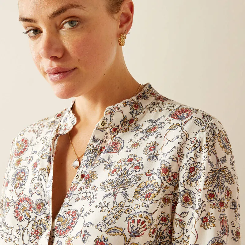Ariat Ladies Clarion Blouse - Paisley Perennial-4