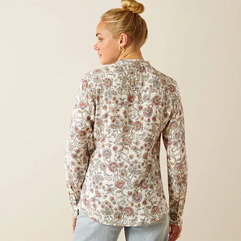 Ariat Ladies Clarion Blouse - Paisley Perennial-3