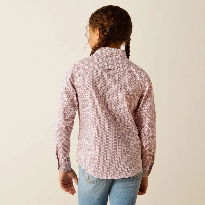 Ariat Youth Team Kirby Shirt - Finleigh Geo Print-3