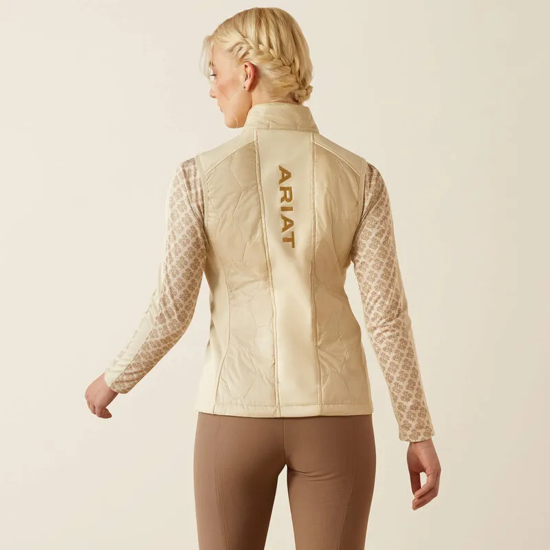 Ariat Ladies Fusion Insulated Vest - Almond Milk-3