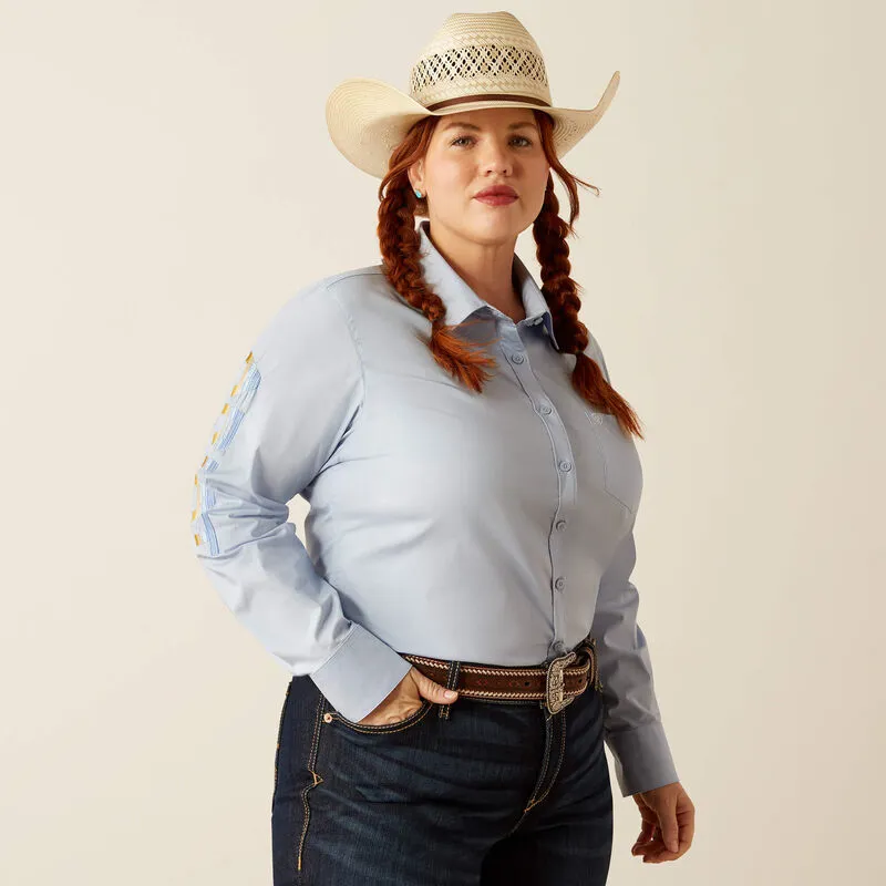 Arait Ladies Team Kirby Stretch Shirt - Kentucky Blue-6