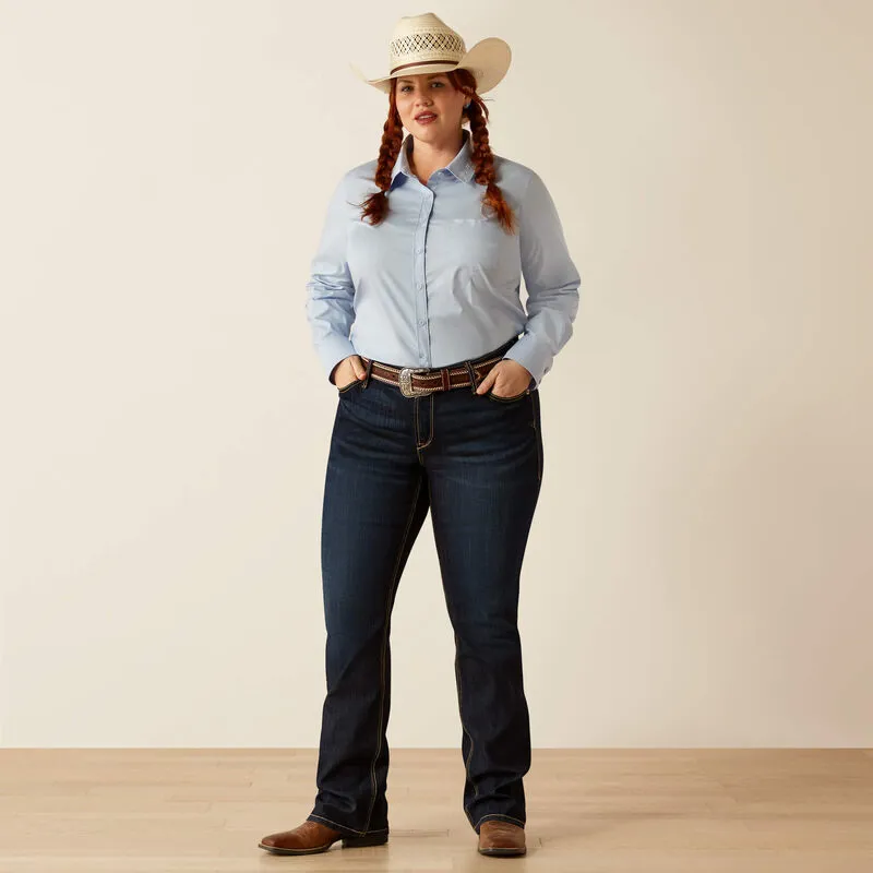 Arait Ladies Team Kirby Stretch Shirt - Kentucky Blue-2