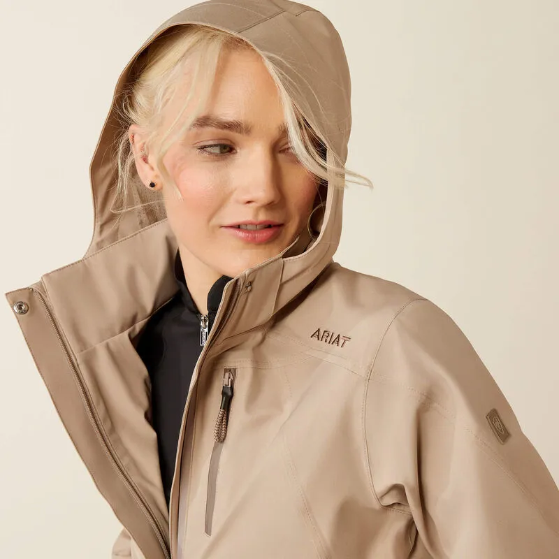 Ariat Ladies Coastal Waterproof Jacket - Cape Reed-1