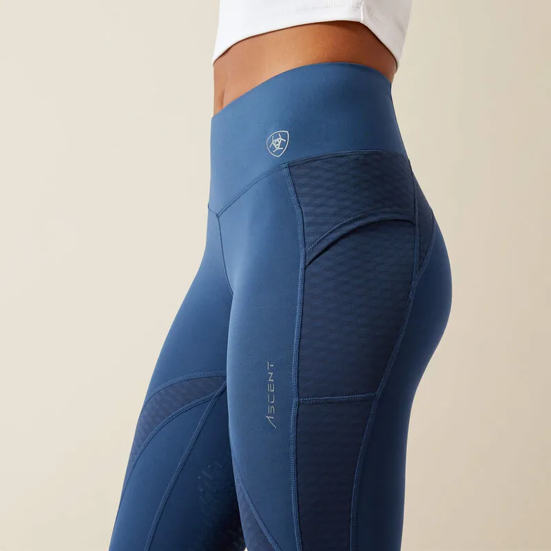 Ariat Ladies Ascent Half Grip Tight - Dark Denim-4