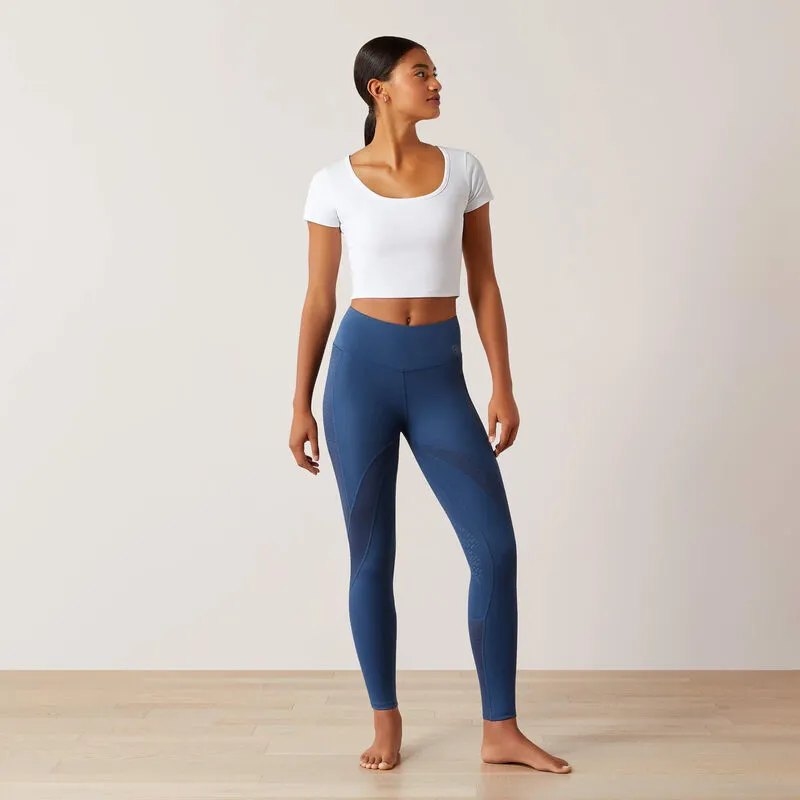 Ariat Ladies Ascent Half Grip Tight - Dark Denim-1