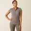 Ariat Ladies Breathe 1/4 Zip Baselayer - Plum Grey