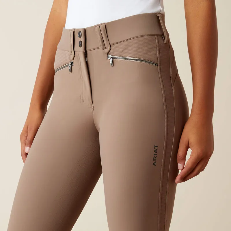Ariat Ladies Tri Factor X Bellatrix Full Seat Breech - Brick Brown-2