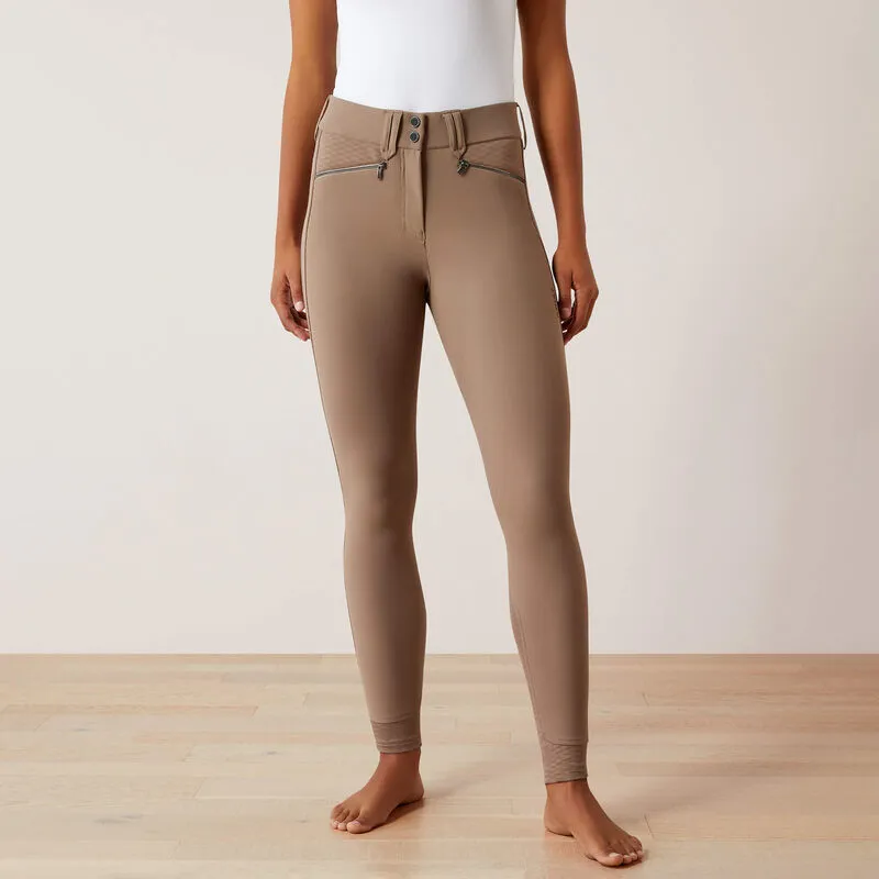 Ariat Ladies Tri Factor X Bellatrix Full Seat Breech - Brick Brown-1