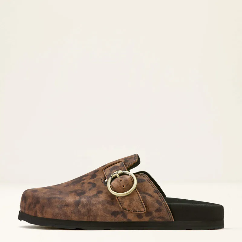 Ariat Ladies Country Mule - Leopard Suede-4
