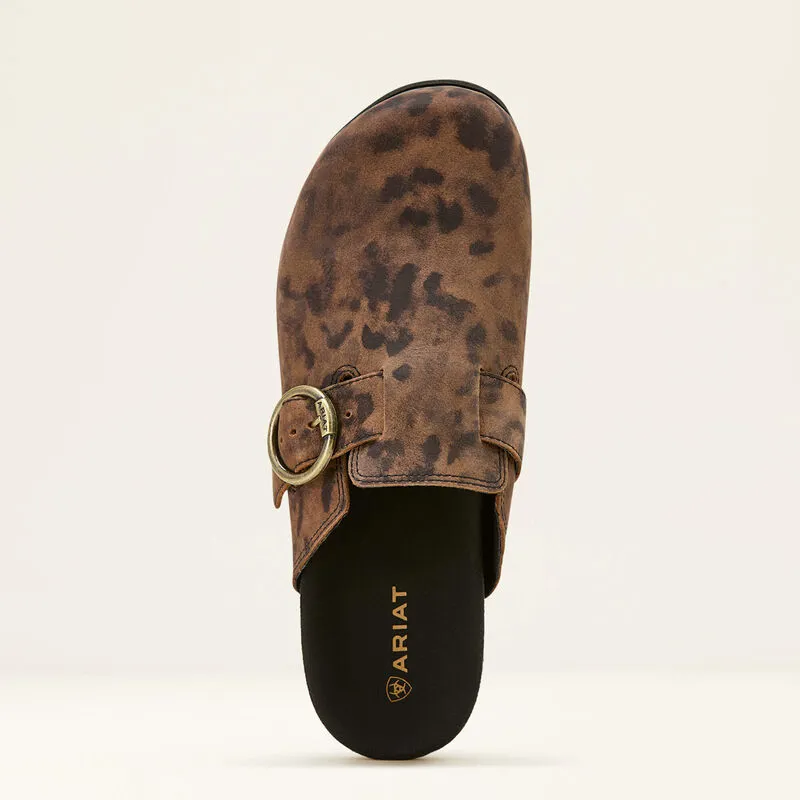 Ariat Ladies Country Mule - Leopard Suede-2