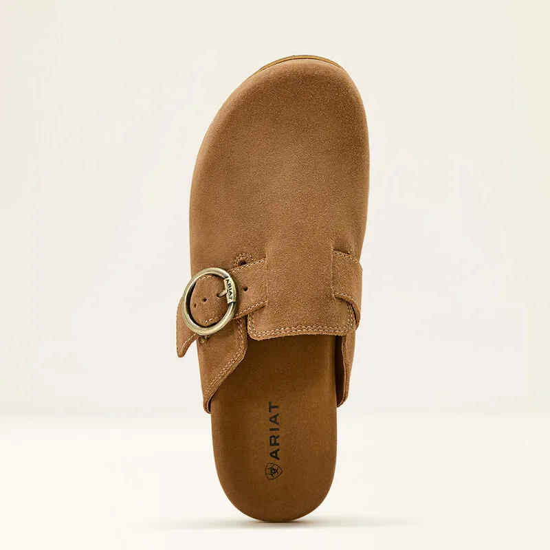 Ariat Ladies Country Mule - Caramel Suede-1
