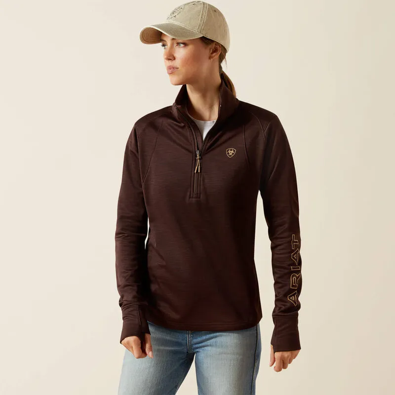 Ariat Ladies Team EQ 1/2 Zip Pullover - Java