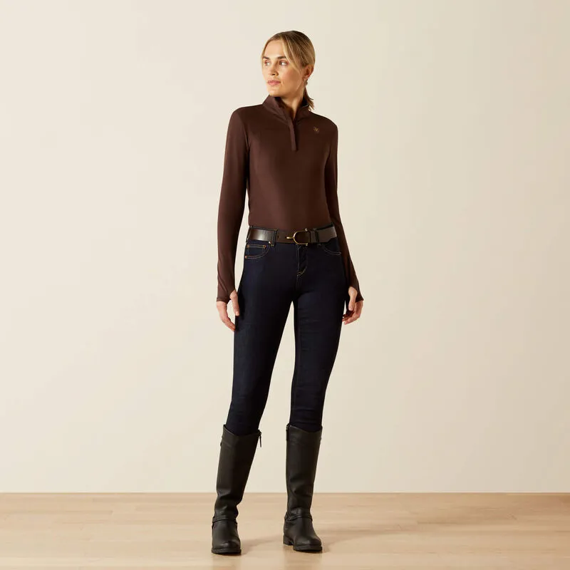 Ariat Ladies Lowell 3.0 1/4 Zip Baselayer - Java-2