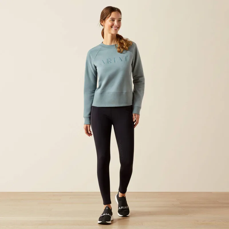 Ariat Ladies Martine Sweatshirt - Steel Sage-3