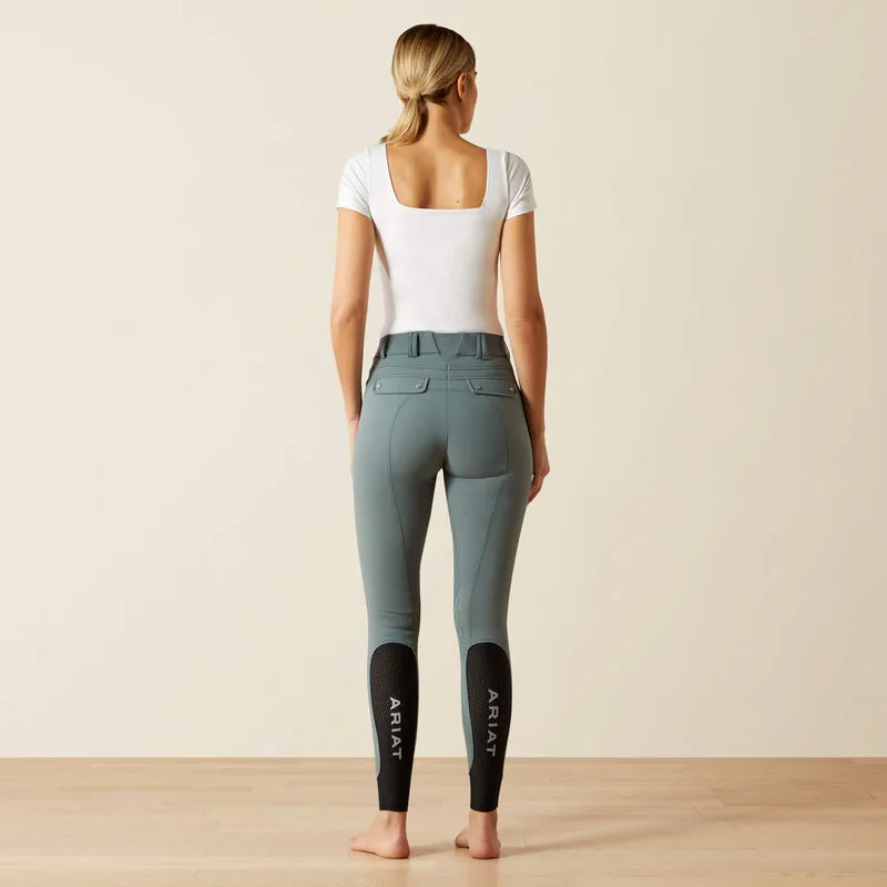 Ariat Ladies Tri Factor Vivacity Heat Half Grip Breech - Steel Sage-1