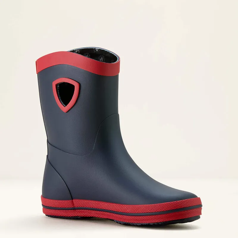 Ariat Youth Kelmarsh Rubber Boot - Team Navy-3