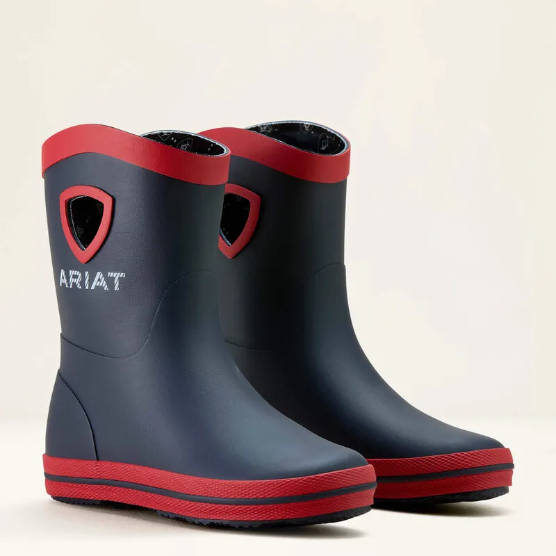 Ariat Youth Kelmarsh Rubber Boot - Team Navy-6