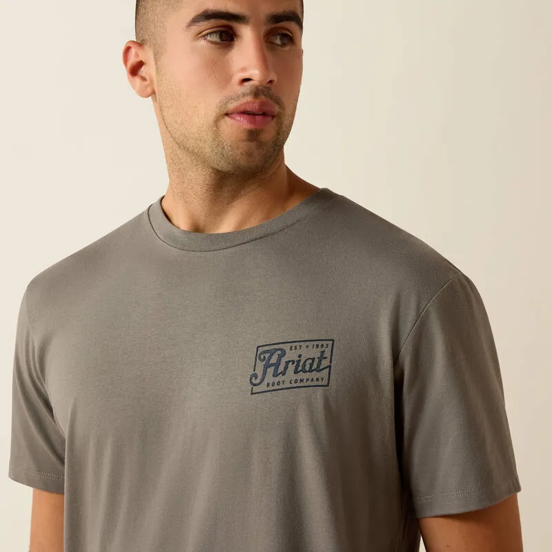 Ariat Paintriot Classic Fit T-Shirt - Smoked Pearl-4