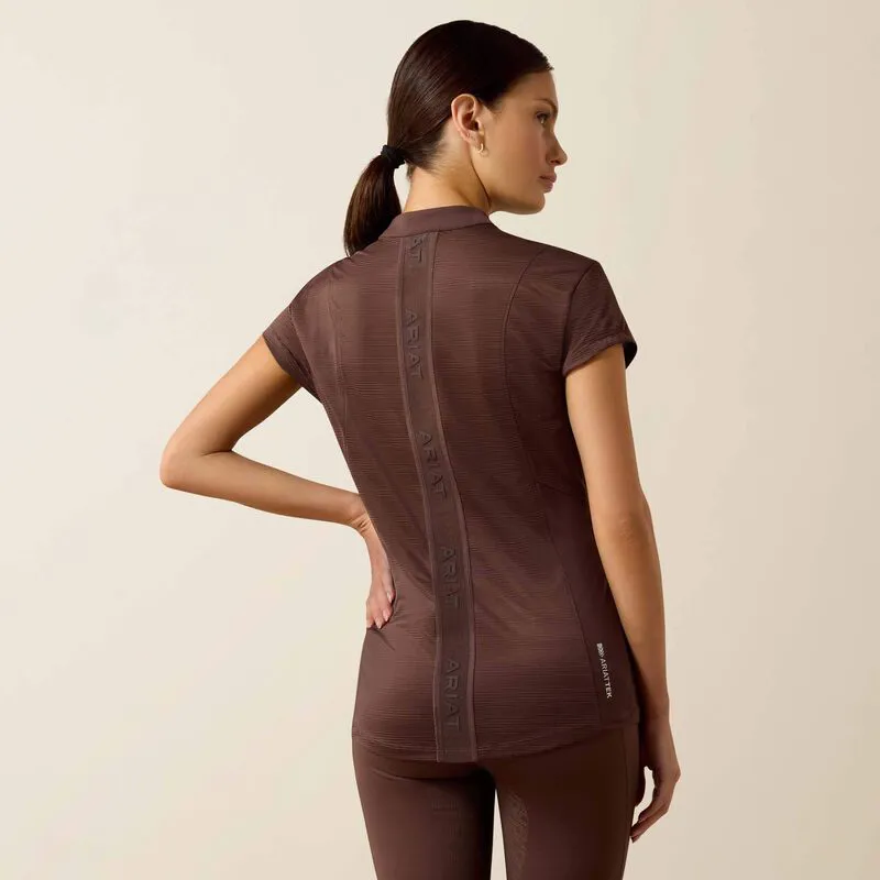 Ariat Breathe 1/2 Zip Baselayer - Pommel Brown-1