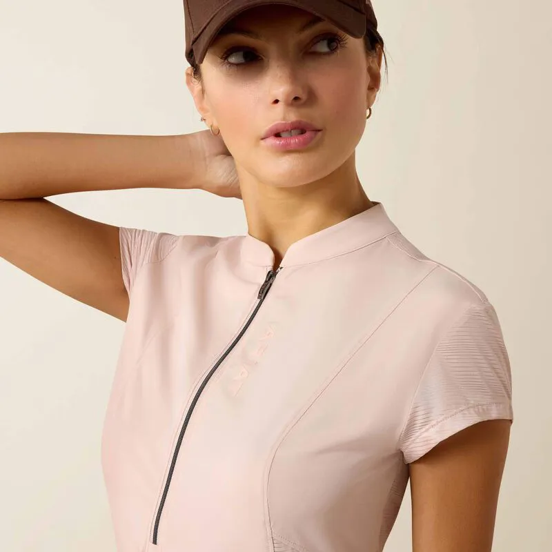 Ariat Breathe 1/2 Zip Baselayer - Sepia Rose-5