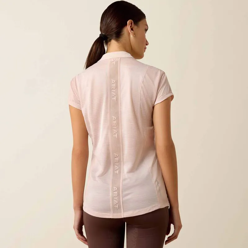 Ariat Breathe 1/2 Zip Baselayer - Sepia Rose-2