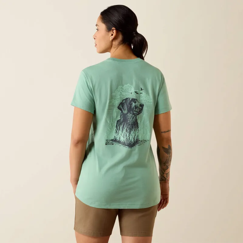 Ariat Rebar Workman Field Dog Classic Fit T-Shirt - Malachite Green