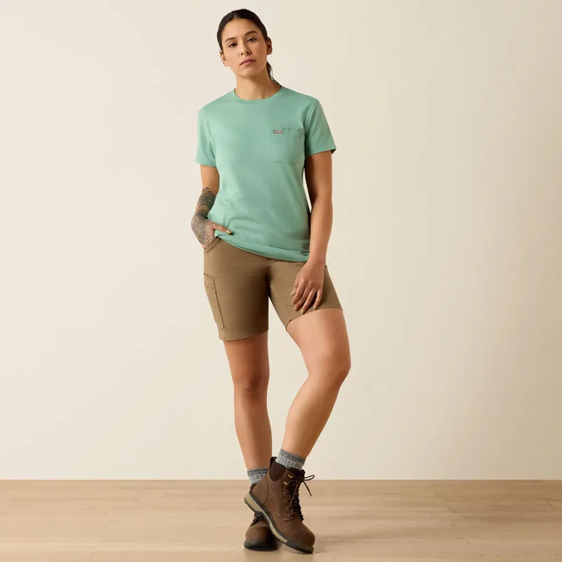 Ariat Rebar Workman Field Dog Classic Fit T-Shirt - Malachite Green-4