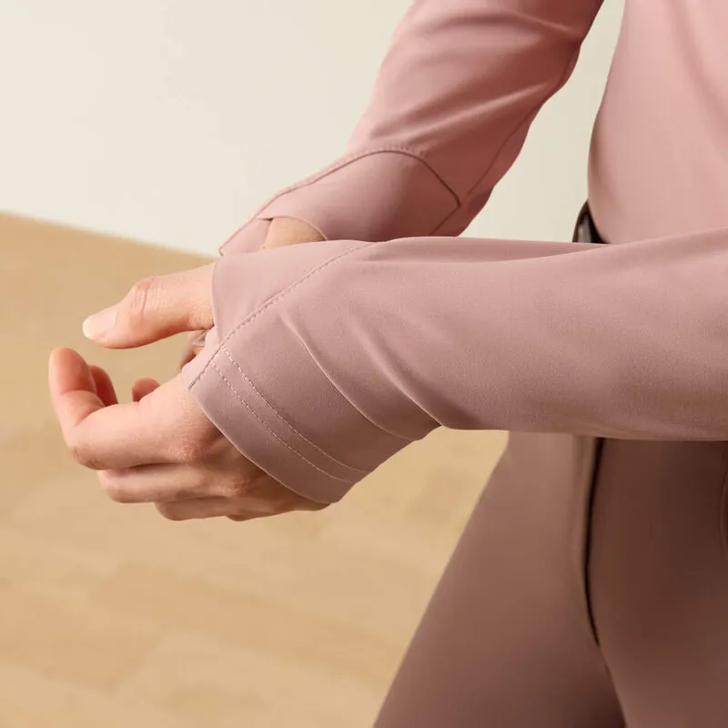 Ariat SolVeil 1/2 Zip Baselayer - Antler-4